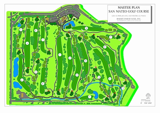 Poplar Creek Golf Course Layout